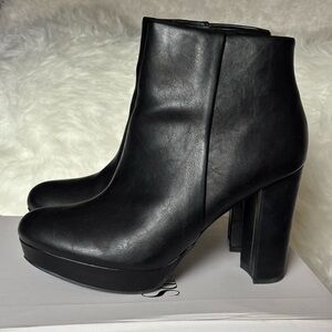 Dream Pairs Black Heeled Ankle Boots